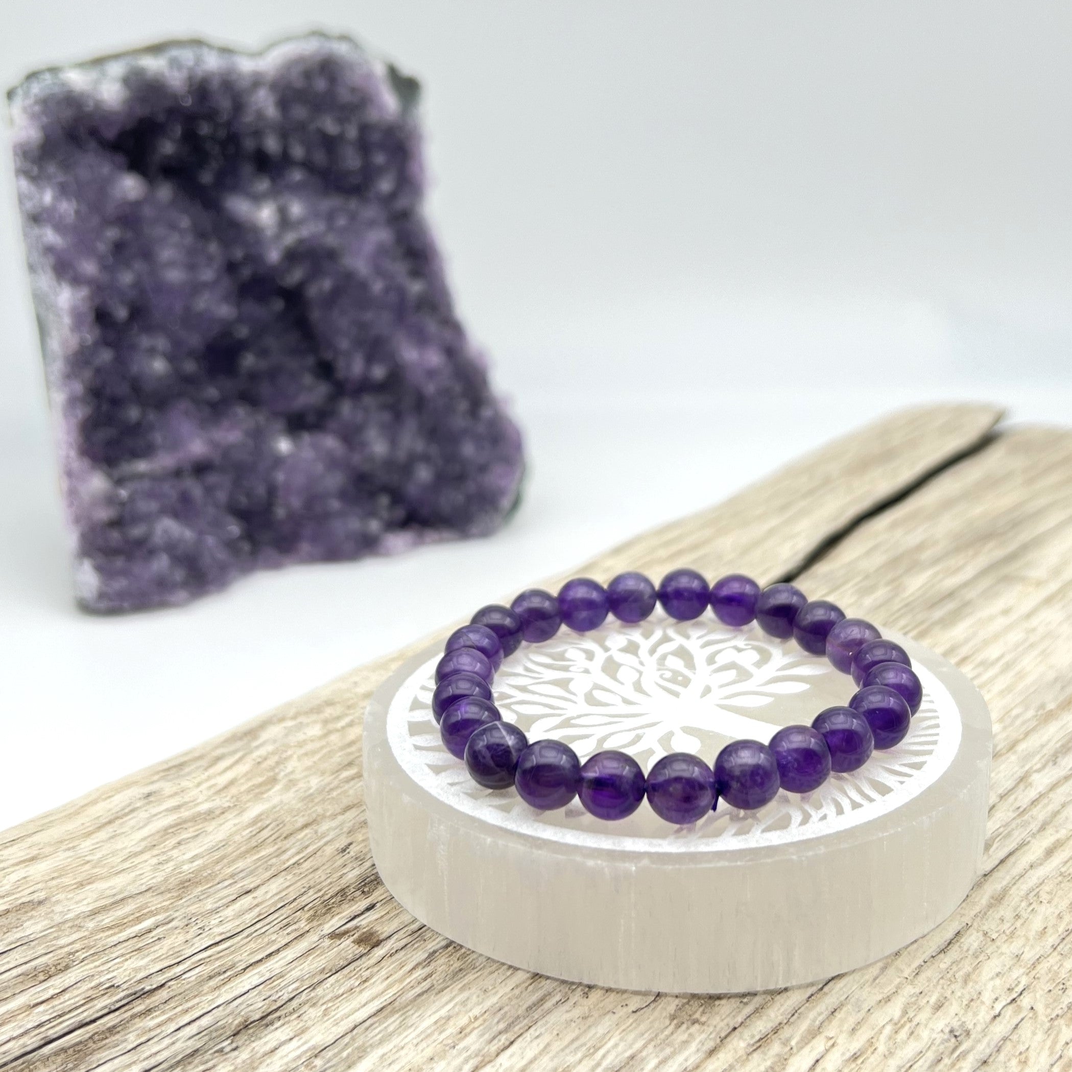 Fleur de Vie en Sélénite - Purifiez et Rechargez Vos Bijoux