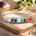 Bracelet "Accord des 7 Chakras" Argenté