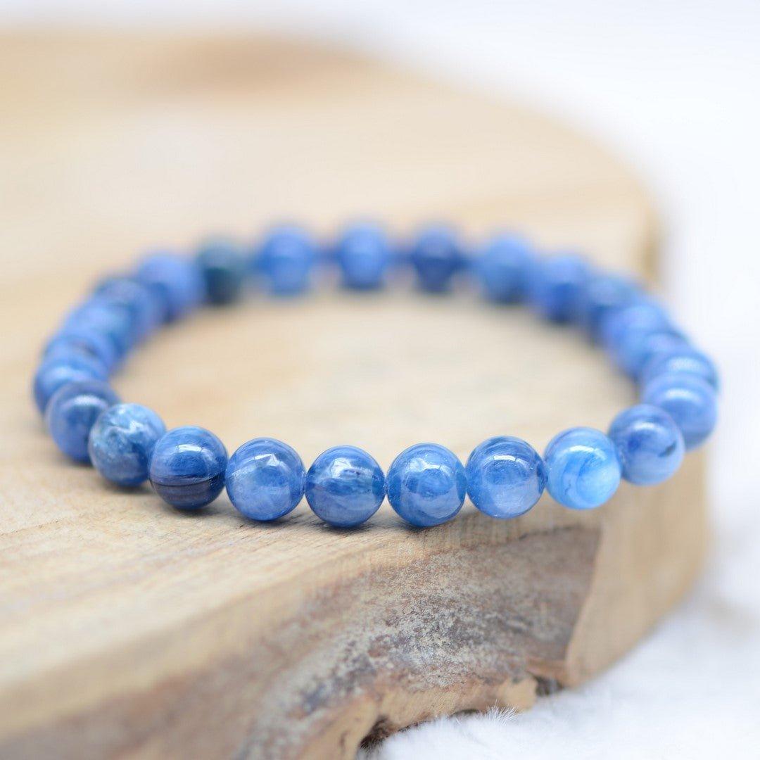Bracelet "Accord" en Cyanite Bleue - lespierresdubienetre