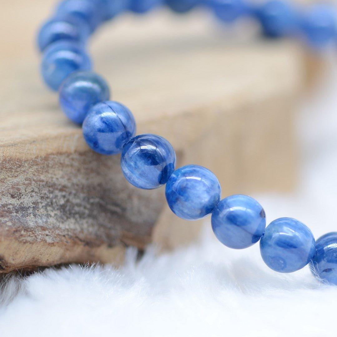 Bracelet "Accord" en Cyanite Bleue - lespierresdubienetre