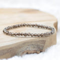 Bracelet "Lucidité" en Quartz Fumé à facettes