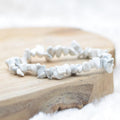 Bracelet "Patience" en Howlite Chip