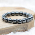 Bracelet roulé "Dissipation" en Hématite