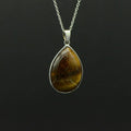 Pendentif "Confiance" Oeil de Tigre Goutte