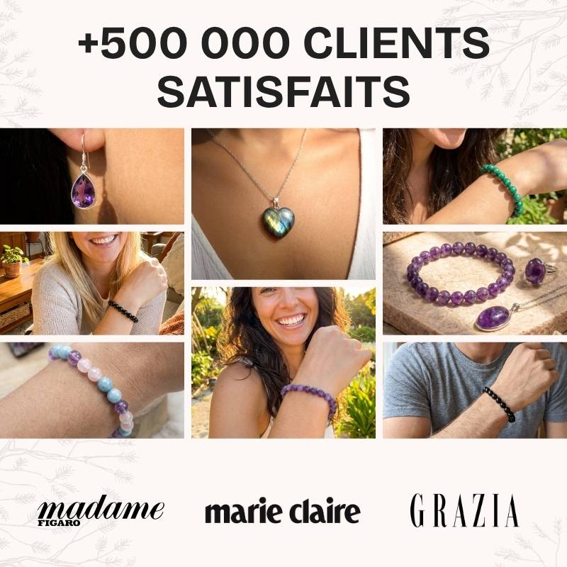 Bracelet roulé "Dissipation" en Hématite