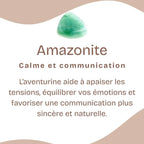 Pendentif "Apaisement" en Amazonite du Brésil Pointe