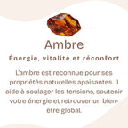 Bracelet Ambre "Renforcement" Multi-rang - Pièce Rare