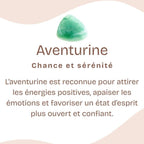 Bracelet roulé "Tranquillité" en Aventurine