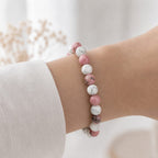 Bracelet "Ménopause" Mix en Rhodonite & Howlite