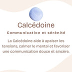 Bracelet "Communication" en Calcédoine (Cœur en Quartz)