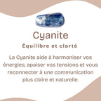Bracelet "Accord" en Cyanite Bleue profond