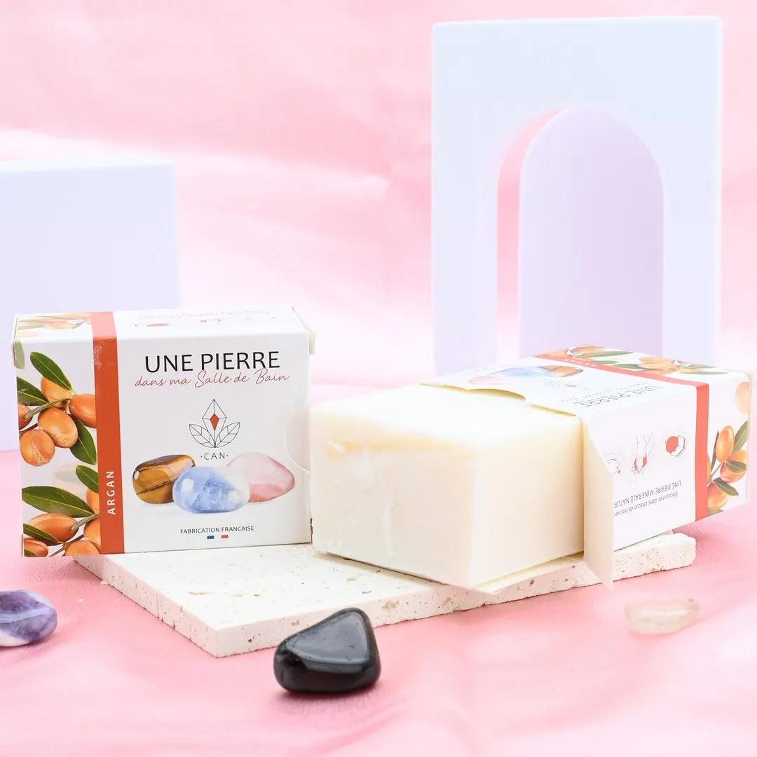 Savon surprise, parfum Argan - lespierresdubienetre