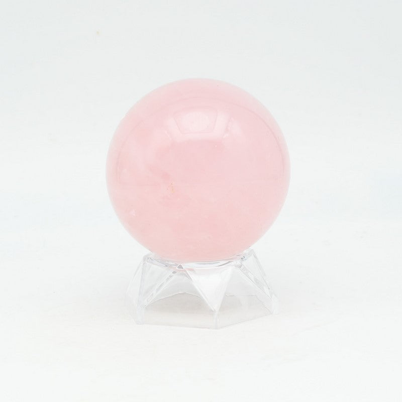Sphère de Quartz Rose (410g) Ref : SR3