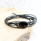 Bracelet Boho Filé "Force" en Onyx - style 2 - lespierresdubienetre