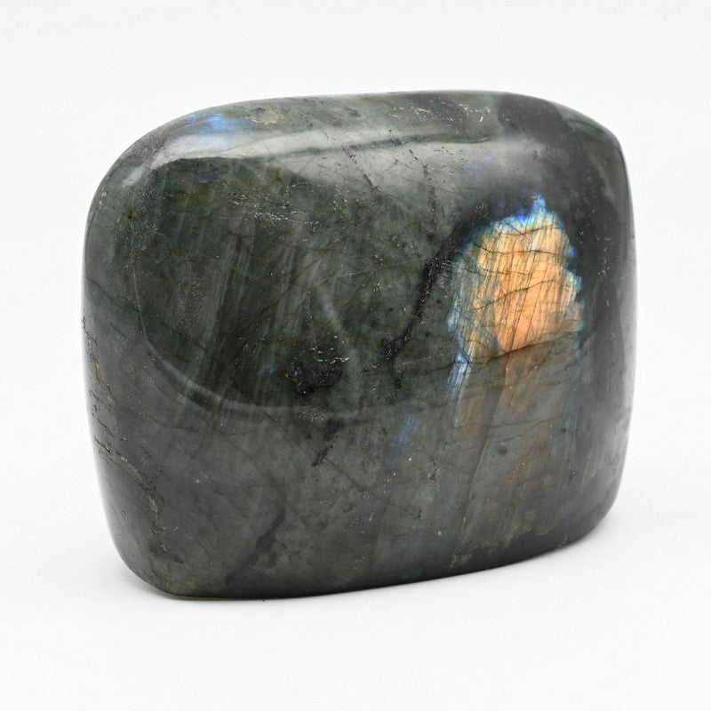 Bloc de Labradorite POLI (431g) A Réf : LMGP3