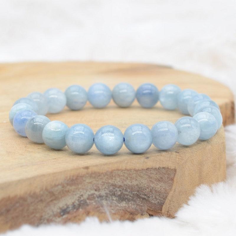 Bracelet "Accord" en Cyanite Bleue Naturelle Clair - lespierresdubienetre