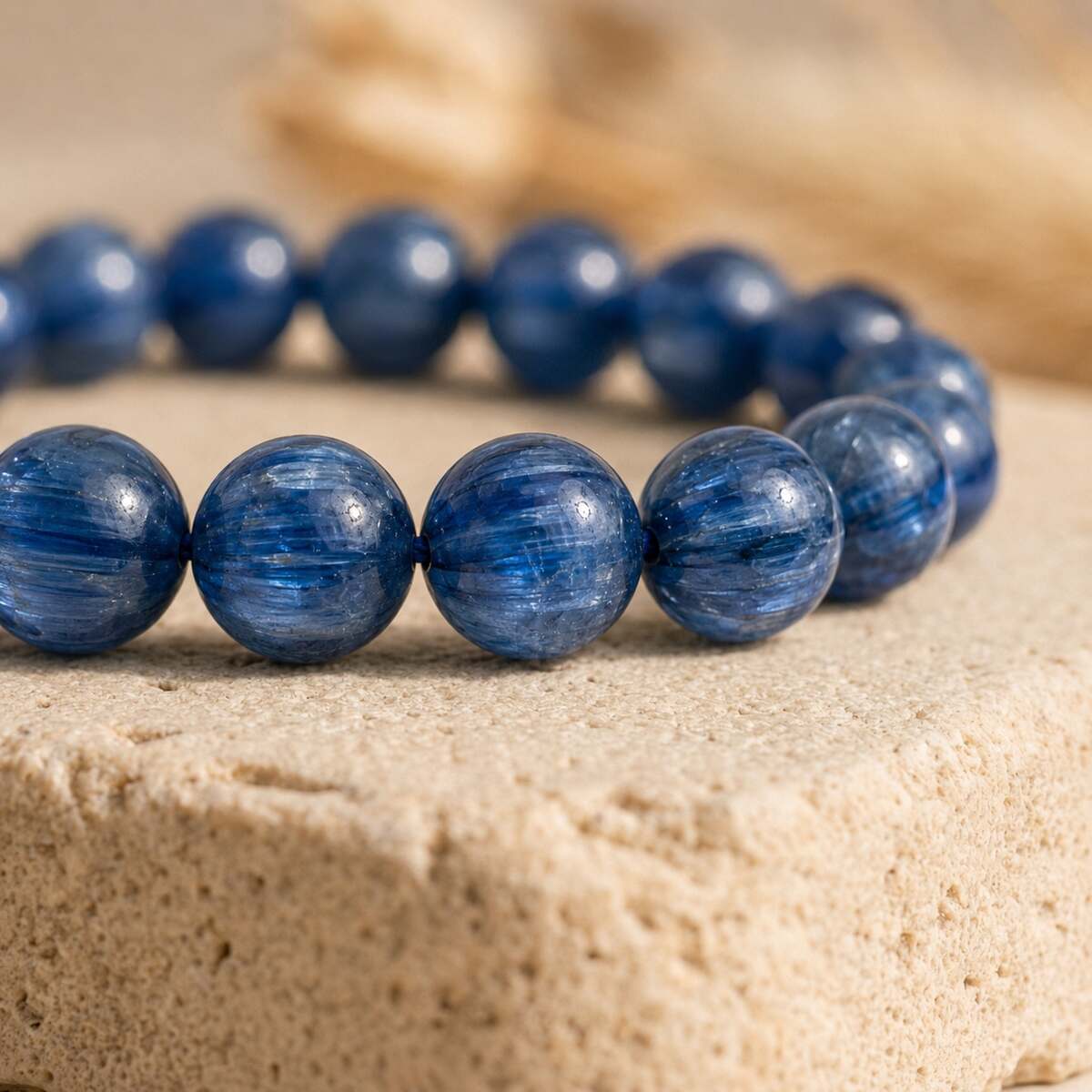 Bracelet "Accord" en Cyanite Bleue profond