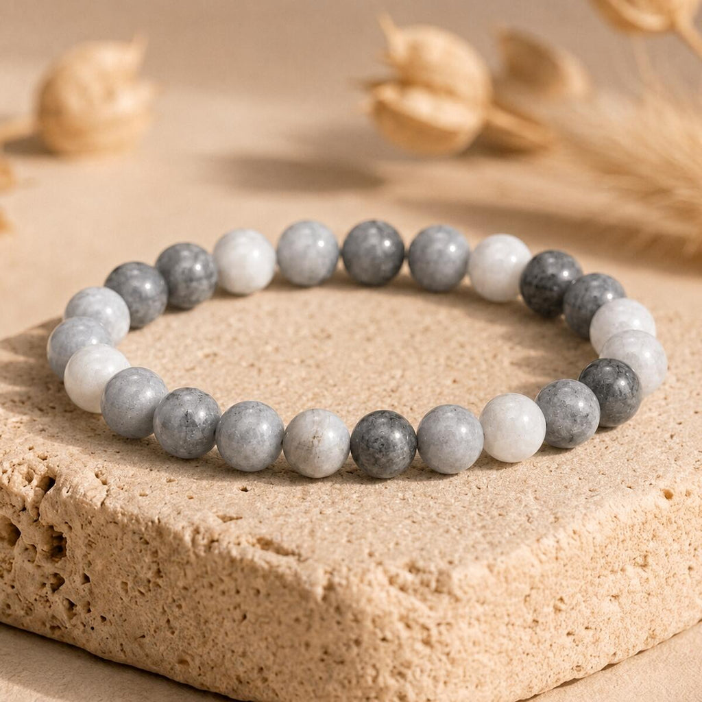 Bracelet "Calme et Protection" en Œil-de-Faucon