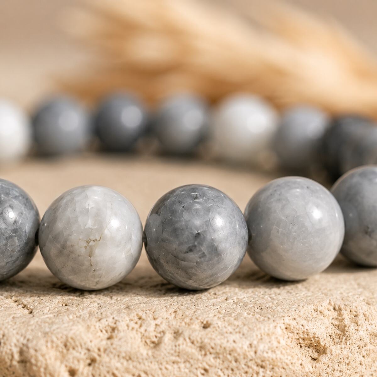 Bracelet "Calme et Protection" en Œil-de-Faucon