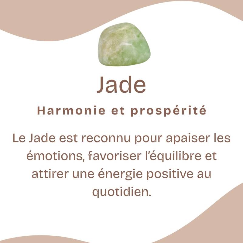Bracelet roulé "Sérénité" en Jade