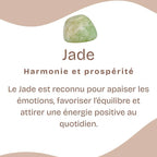 Bracelet roulé "Sérénité" en Jade