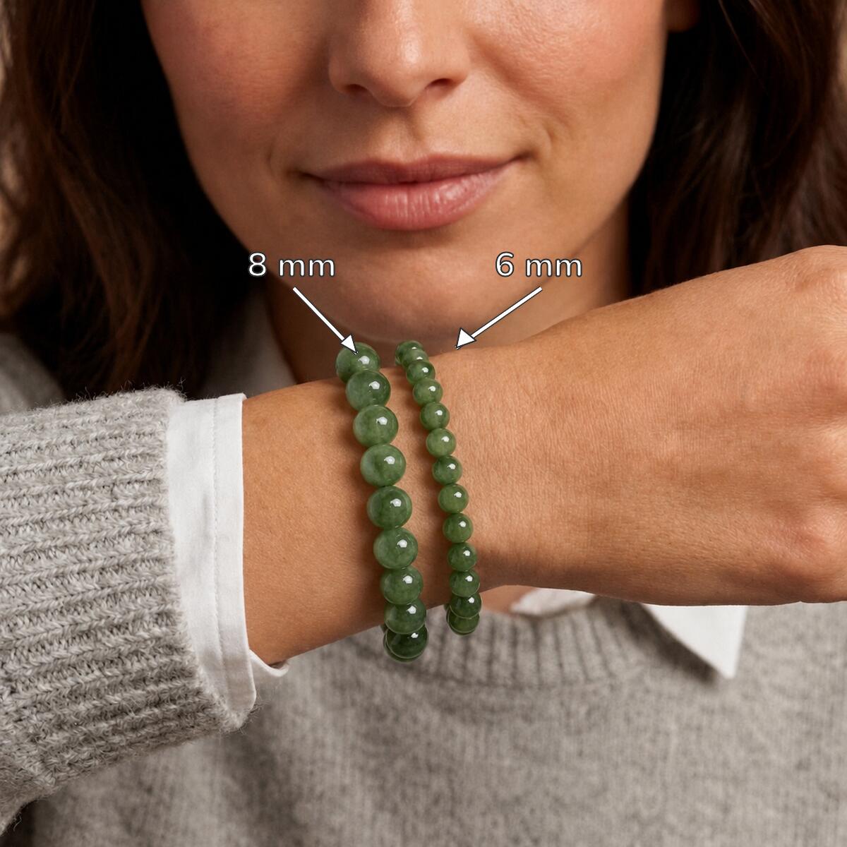 Bracelet "Méditation" en Jade Néphrite