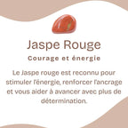 Bracelet "Protecteur" en Jaspe Rouge