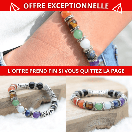 Bracelet 7 chakras à -70% - lespierresdubienetre