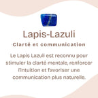 Bracelet roulé "Contrôle" en Lapis Lazuli