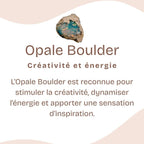 [RARE & EXCEPTIONNEL] Pendentif Opale Boulder AAA ref : OB1