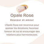 Bracelet "Douceur" en Opale Rose