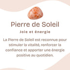 Bracelet roulé "Optimisme" en Pierre de Soleil