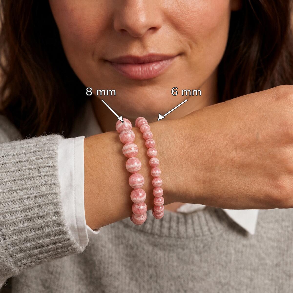 Bracelet "Compassion" en Rhodochrosite