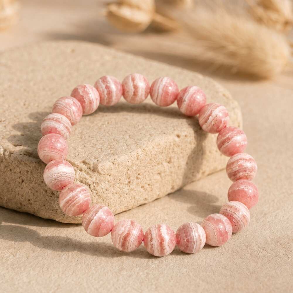 Bracelet "Compassion" en Rhodochrosite