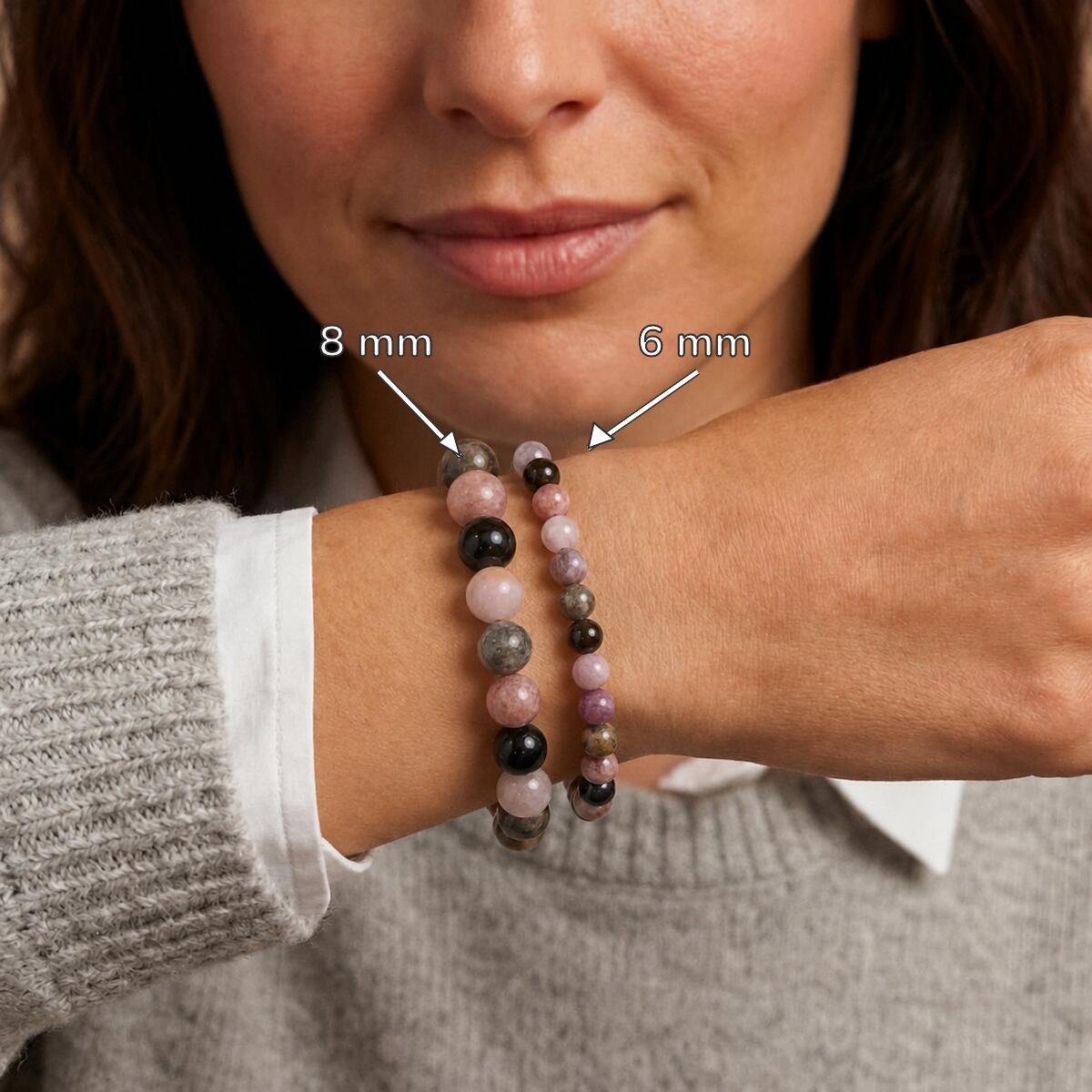 Bracelet "Renfort" en Tourmaline Multicolore