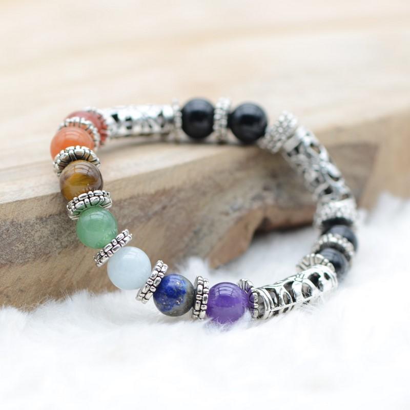 Bracelet 7 chakras à -70% - lespierresdubienetre