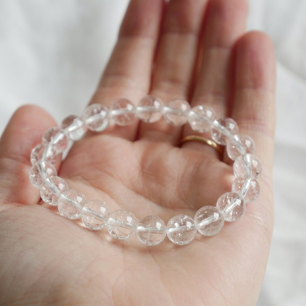 Bracelet "Amplificateur" en Quartz (Cristal de Roche)