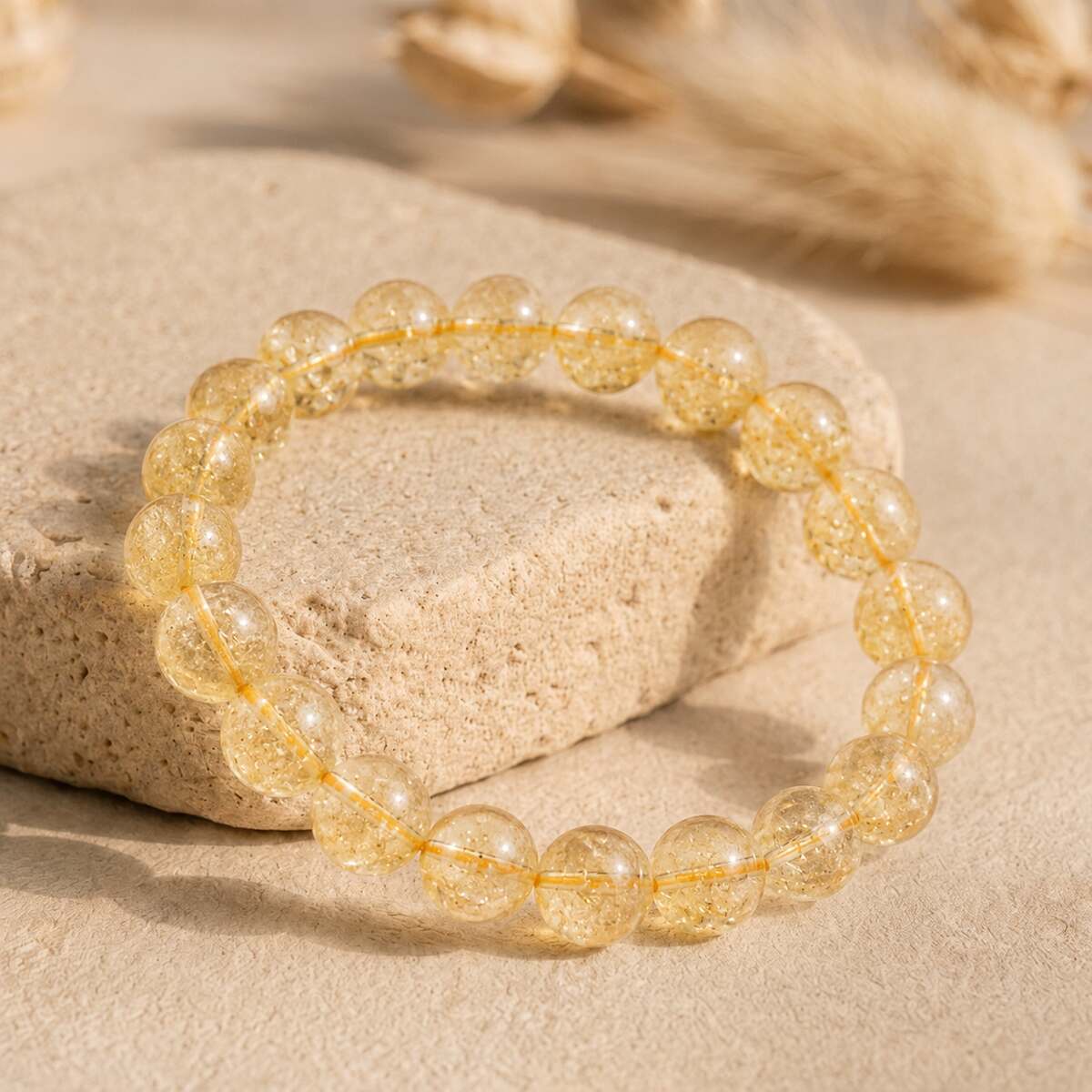 Bracelet "Réussite" en Citrine