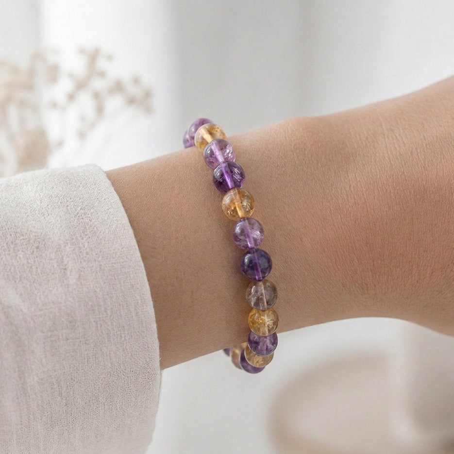 Bracelet "Inspiration" en Amétrine