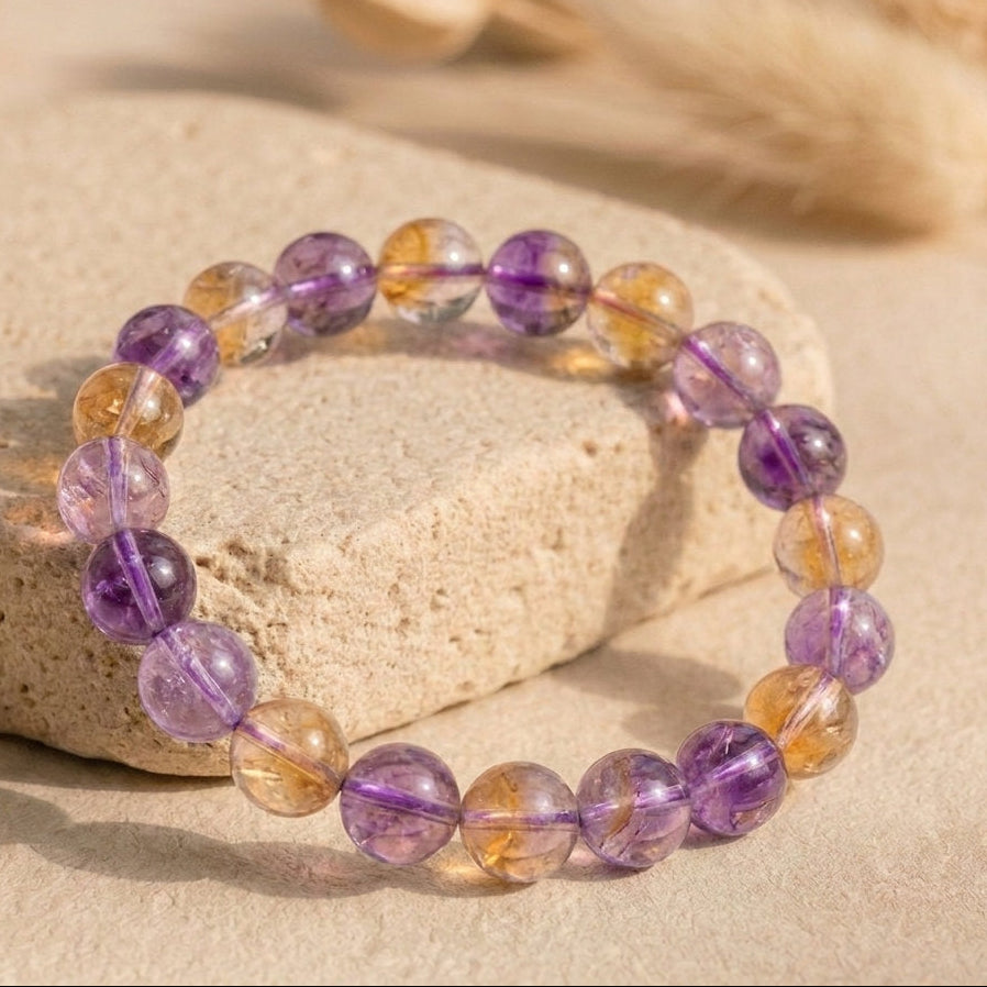 Bracelet "Inspiration" en Amétrine