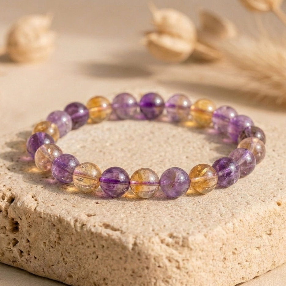 Bracelet "Inspiration" en Amétrine