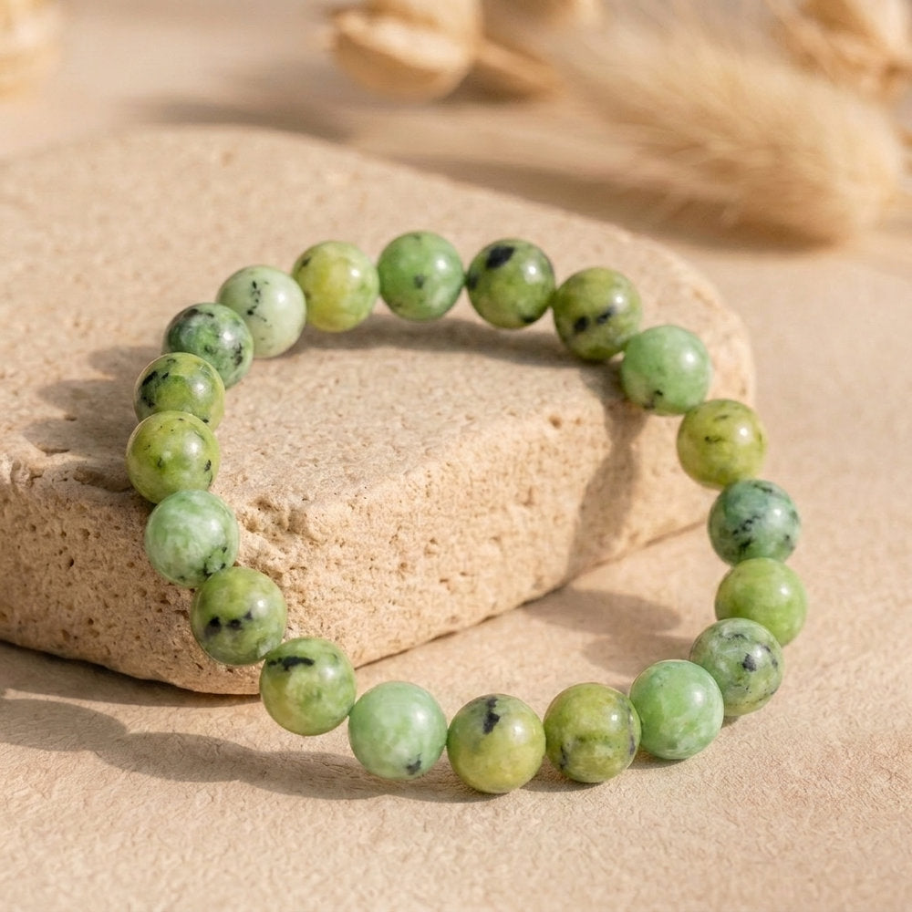 Bracelet "Réconfort" en Chrysoprase