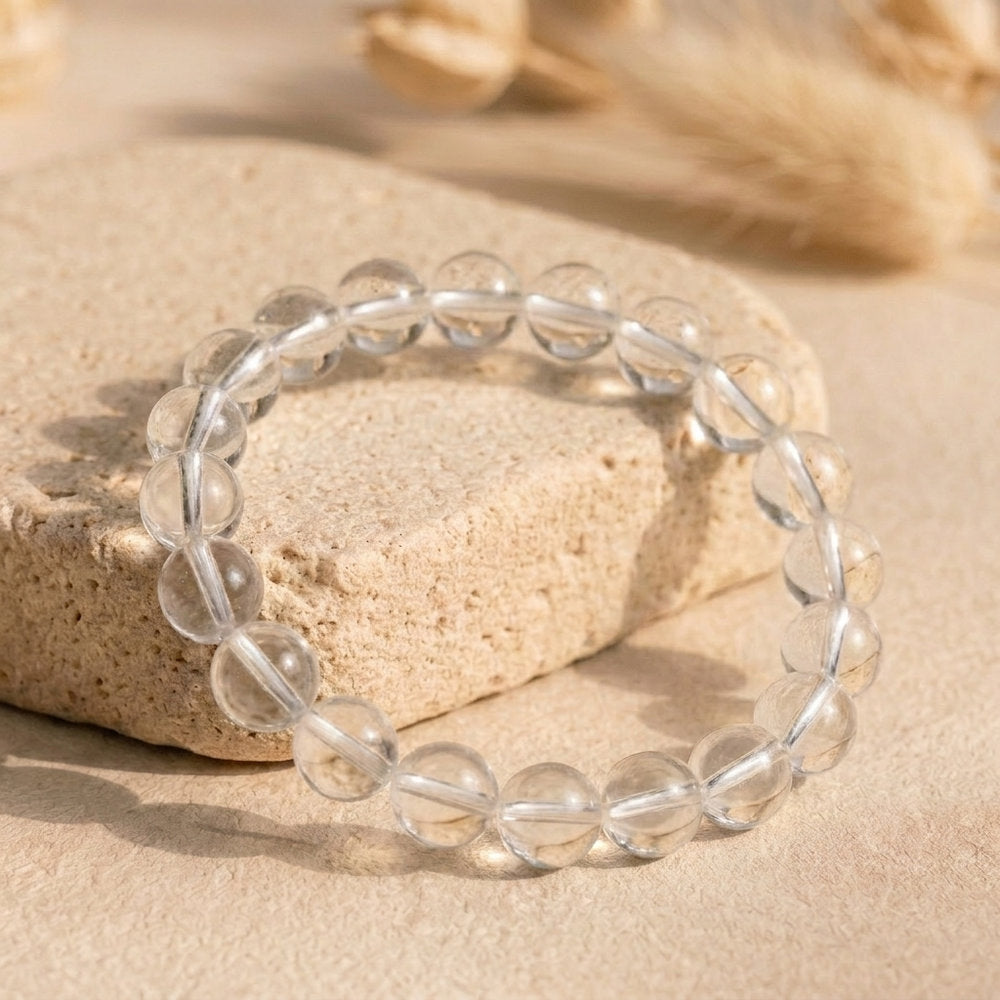 Bracelet "Amplificateur" en Quartz (Cristal de Roche)