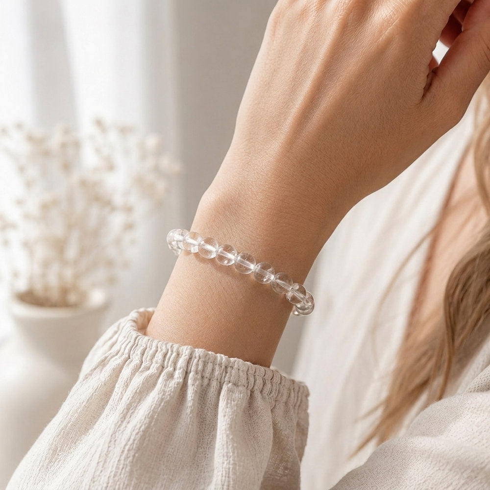 Bracelet "Amplificateur" en Quartz (Cristal de Roche)