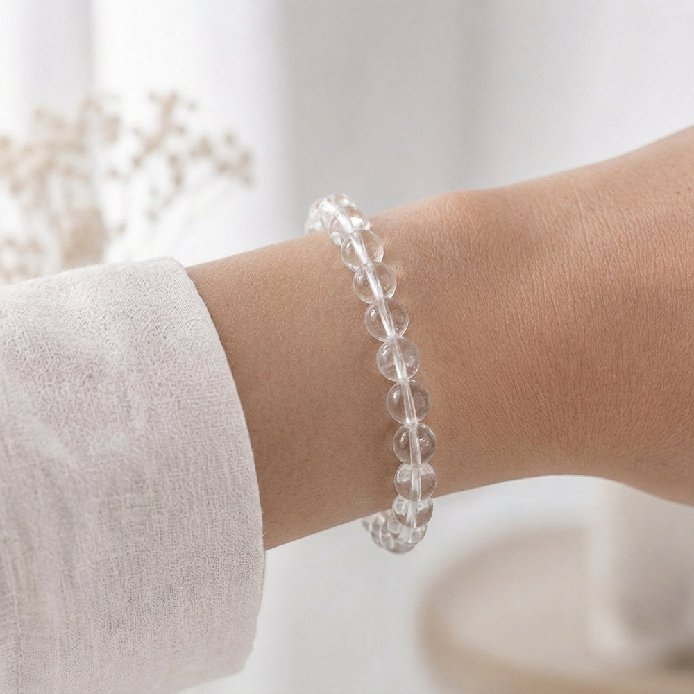 Bracelet "Amplificateur" en Quartz (Cristal de Roche)