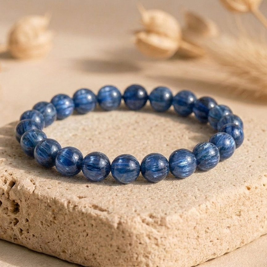 Bracelet "Accord" en Cyanite Bleue profond