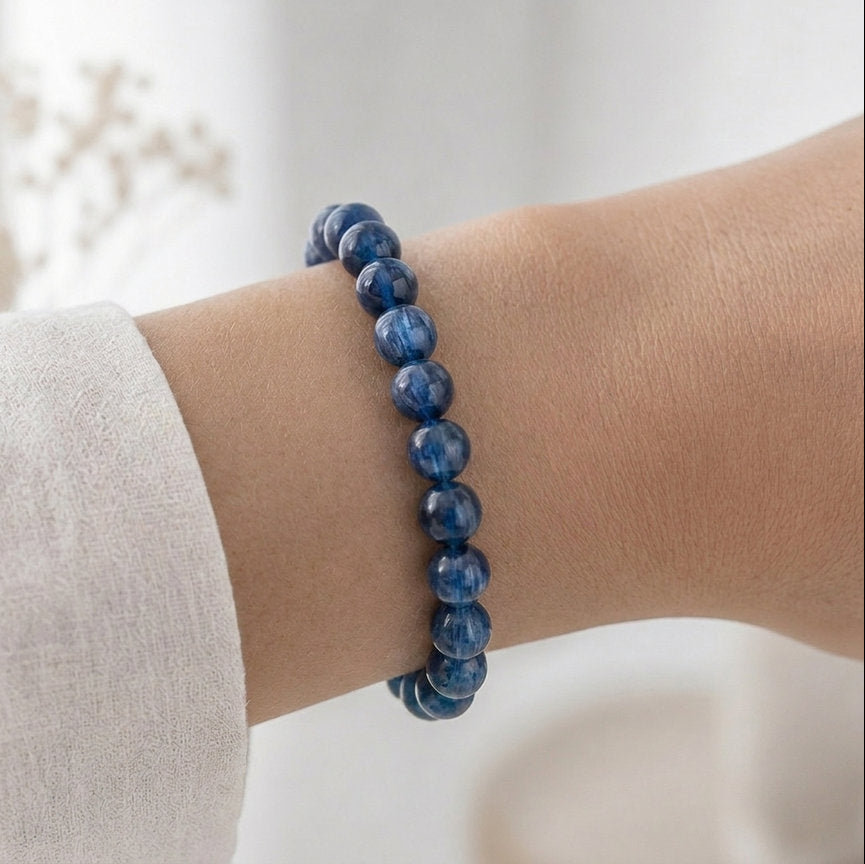 Bracelet "Accord" en Cyanite Bleue profond