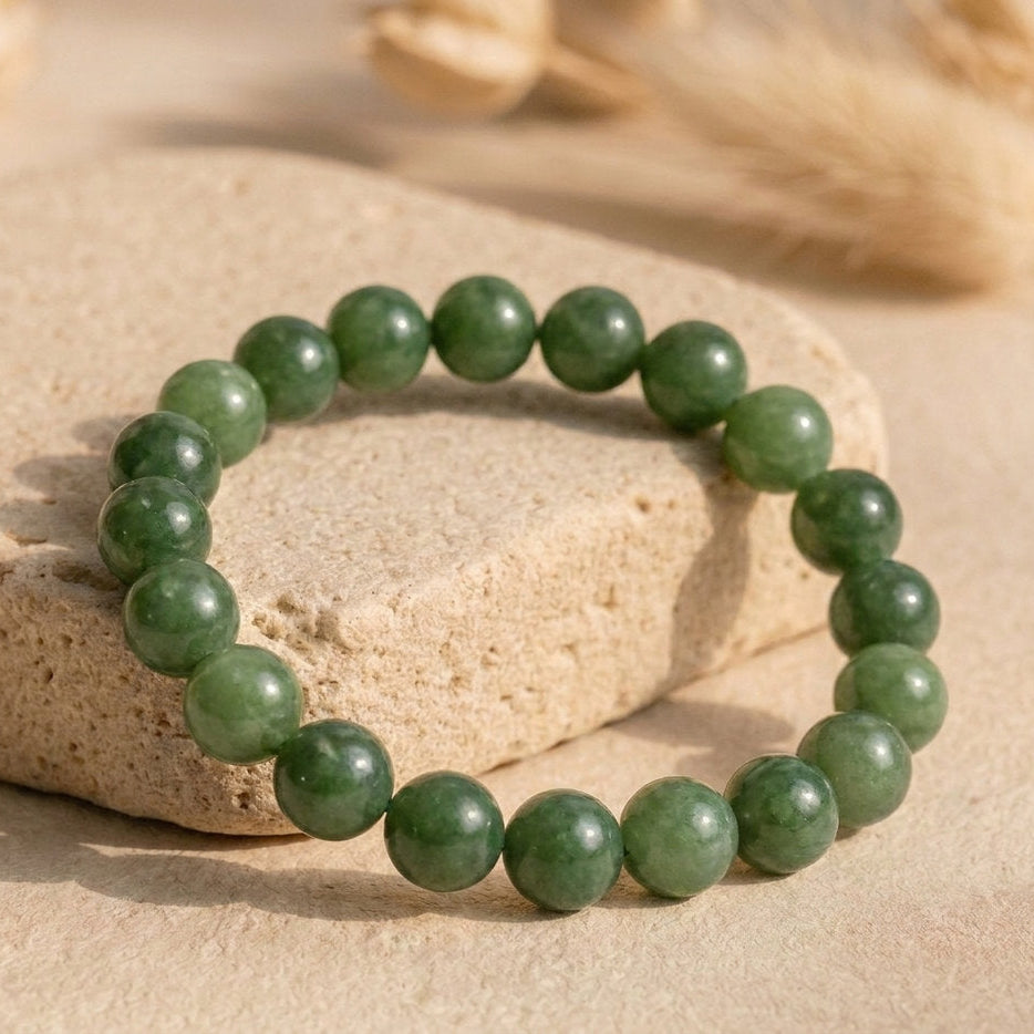 Bracelet "Méditation" en Jade Néphrite