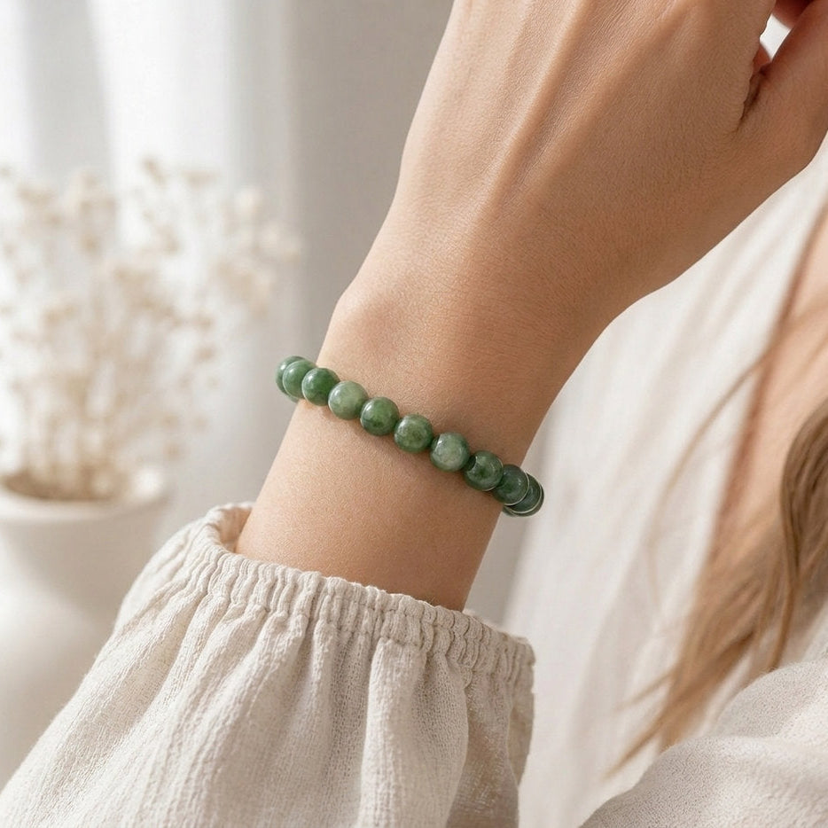 Bracelet "Méditation" en Jade Néphrite