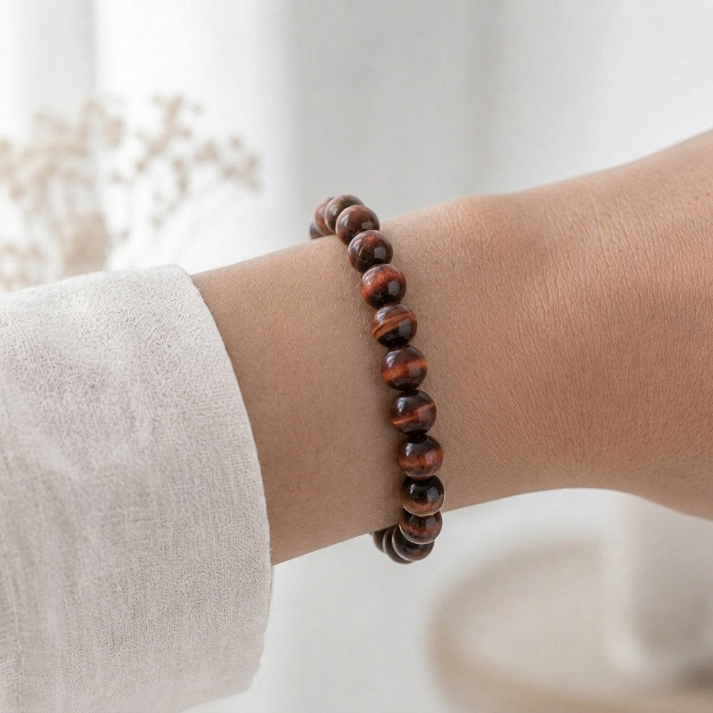 Bracelet "Force" en Œil-de-Taureau